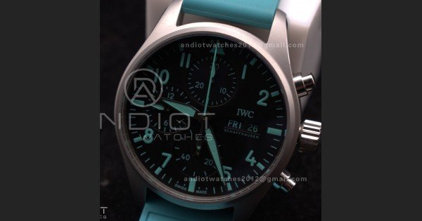 2023 TW Factory Best 1:1 / IWC Chronograph IW388106 Mercedes-AMG Petronas FORMULA ONE TEAM Green