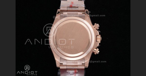 2025 Daytona 126505 QF 1:1 Best Edition Chocolate Dial on RG Bracelet QF4131 V6 (Gain Weight)