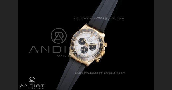 2025 Daytona 126518 YG QF 1:1 Best Edition Meteorite Dial on Oysterflex Strap QF4131 V10 (Gain Weight)