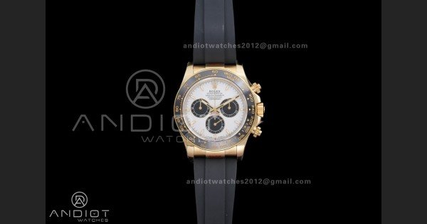 2025 Daytona 126518 YG QF 1:1 Best Edition Meteorite Dial on Oysterflex Strap QF4131 V10 (Gain Weight)