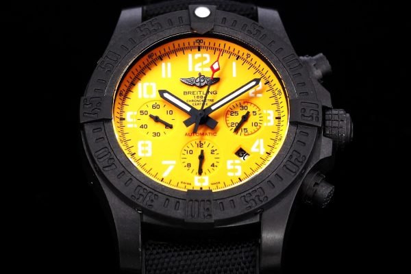 AAA Breitling Avenger Hurricane XB0170E41I1W1 Replica 50mm Watch For Men – Bold Cobra Yellow Dial, Swiss Movement