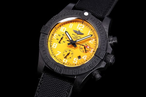AAA Breitling Avenger Hurricane XB0170E41I1W1 Replica 50mm Watch For Men – Bold Cobra Yellow Dial, Swiss Movement
