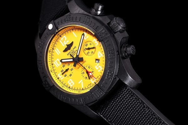 AAA Breitling Avenger Hurricane XB0170E41I1W1 Replica 50mm Watch For Men – Bold Cobra Yellow Dial, Swiss Movement