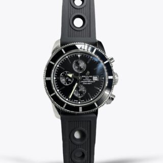 AAA Breitling Superocean Heritage A13313121B1S1 Replica 44mm Black Dial Men's Watch With Rubber Strap