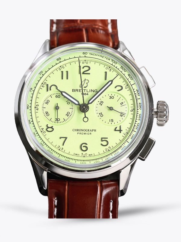 AAAAA Replica Breitling Premier B09 AB0930D31L1P1 Chronograph 40mm Pistachio Green Dial Vintage Men's Watch