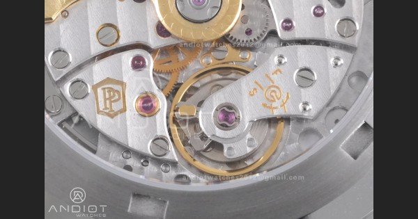 Aquanaut 5167 SS DDF 1:1 Best Edition Gray Dial on Black Rubber Strap DD330 Super Clone