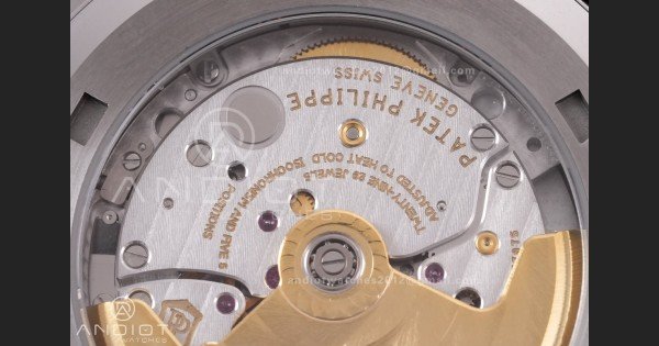 Aquanaut 5167 SS DDF 1:1 Best Edition Gray Dial on Green Rubber Strap DD324 Super Clone