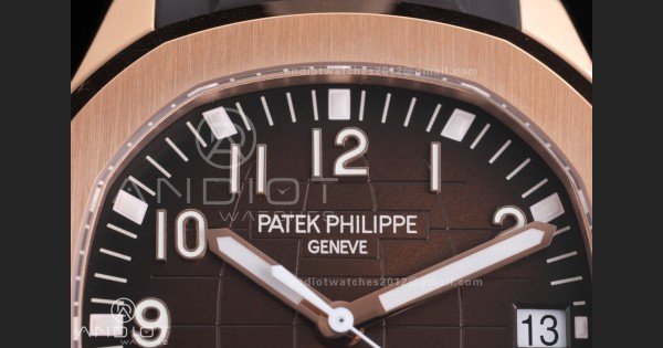 Aquanaut 5167R RG 3KF Best Edition Brown Dial on Brown Rubber Strap A330 Super Clone V3