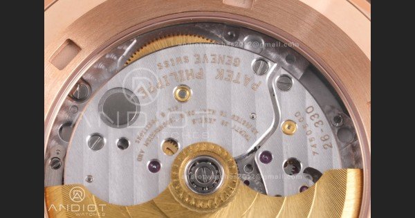 Aquanaut 5167R RG 3KF Best Edition Brown Dial on Brown Rubber Strap A330 Super Clone V3