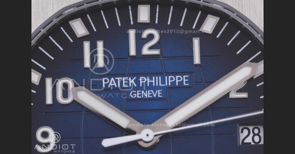 Aquanaut 5168 SS BBF 1:1 Best Edition Blue Dial on Blue Rubber Strap DD324 Super Clone