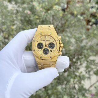 Audemars Piguet Replica Watches Royal Oak 26331 Frosted Gold 41mm - Đồng Hồ Replica 1:1