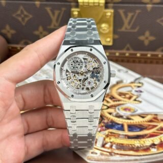 Audemars Piguet Replica Watches Royal Oak Jumbo Extra-thin Openworked 16204 Skeleton Dial ZF Factory 39mm - Đồng Hồ Replica 1:1