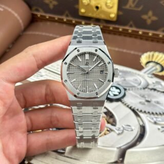 Audemars Piguet Royal Oak 15450 Imitation Watches Gray Dial Automatic Movement ZF Factory 37mm - Đồng Hồ Replica 1:1