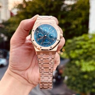 Audemars Piguet Royal Oak 26574OR Blue Dial Replica Watch 41mm - Đồng Hồ Replica 1:1