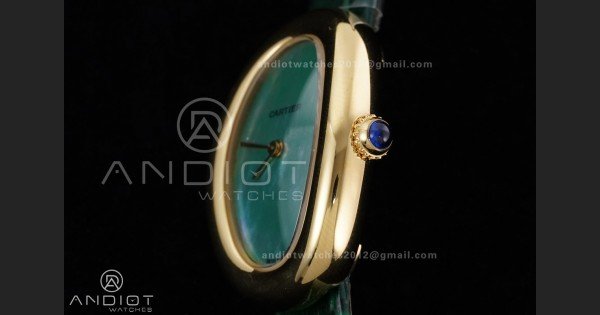 Baignoire Watch YG AF 1:1 Best Edition Green Mop Dial on Green Croco RONDA Quartz