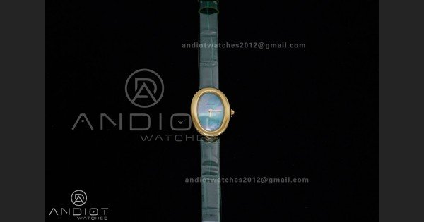 Baignoire Watch YG AF 1:1 Best Edition Green Mop Dial on Green Croco RONDA Quartz