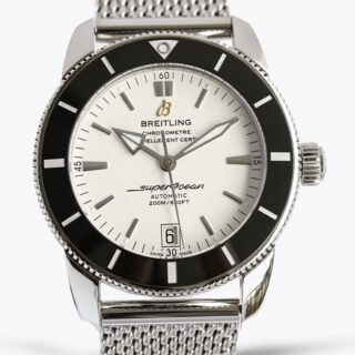 Best Swiss Breitling Superocean Heritage A17320 Replica White Dial 46mm Watch – Classic Dive Style