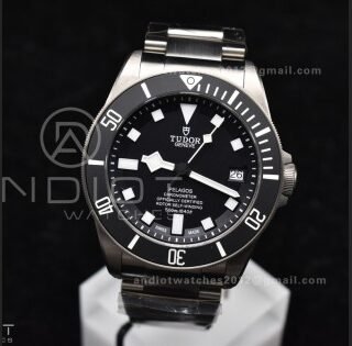 Black Pelagos ZF 1:1 Best Edition On Titanium Bracelet A2824 V5