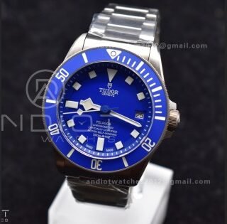 Blue Pelagos XF 1:1 Best Edition on Titanium Bracelet A2824 V5