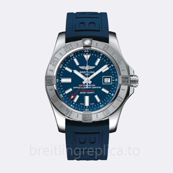 Breitling Avenger 44mm A32390111C1S2 Men's Rubber Band Watch