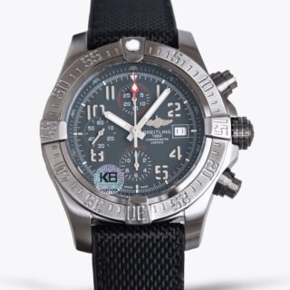 Breitling Avenger Bandit E1338310 Replica - Swiss AAA Super Clone Watch With Black Canvas Strap, Titanium Gray Dial