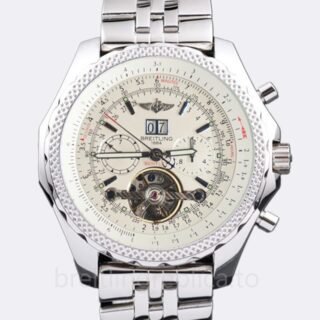 Breitling Bentley Men's 46mm BentleyWSL-003 Automatic Silver-tone