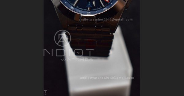 Breitling BLS Factory Chronomat Automatic 1:1 Best Edition GMT 40mm Blue Dial On SS Bracelet A2836