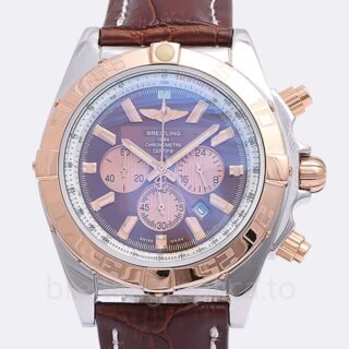 Breitling Chronomat 46mm CB014012-001 Men's Quartz Brown Dial
