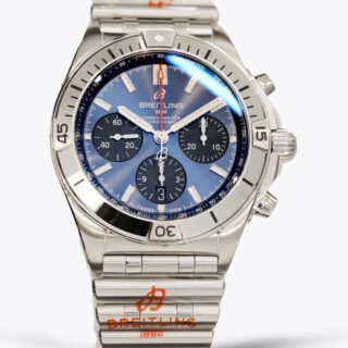 Breitling Chronomat AB0134101C1A1 Replica 42mm Swiss Watch, Blue Dial, Stainless Steel Case