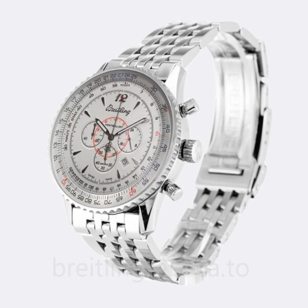 Breitling Montbrillant 46mm Men's A41330 Silver-tone