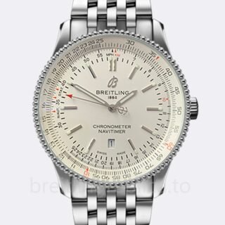 Breitling Navitimer 46mm Men's A17326211G1A2-001 Silver-tone