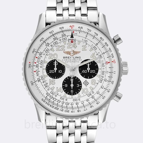 Breitling Navitimer A2332212.G533 46mm Men's White Dial Bracelet