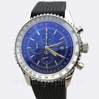 Breitling Navitimer Men's A24322121C2X1 46mm Blue Dial Silver-tone
