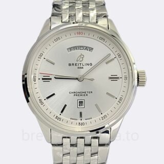 Breitling Premier Men's 46mm A45340211G1X4-001 Automatic White Dial