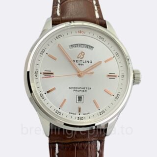 Breitling Premier Men's A45340211G1X4-002 46mm Automatic Silver-tone