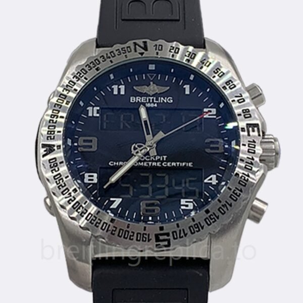 Breitling Professional EB5010221B1W1-001 Men's 46mm Black Dial Silver-tone