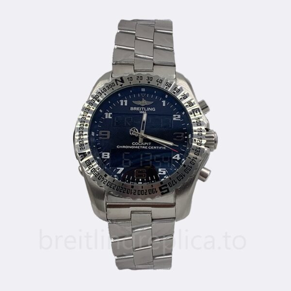 Breitling Professional Men's 46mm EB5010221B1E1 Silver-tone Quartz