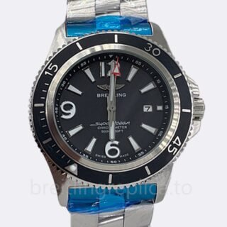 Breitling Superocean 46mm Men's A17366021B1A1 Black Dial