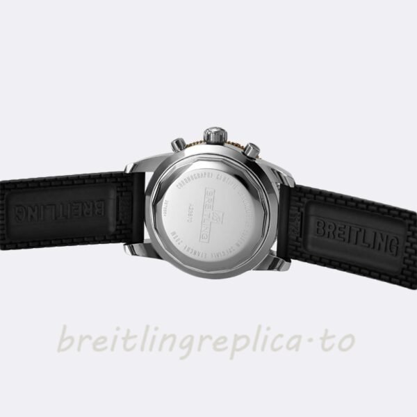 Breitling Superocean 46mm Men's UB201012 Silver-tone Black Dial