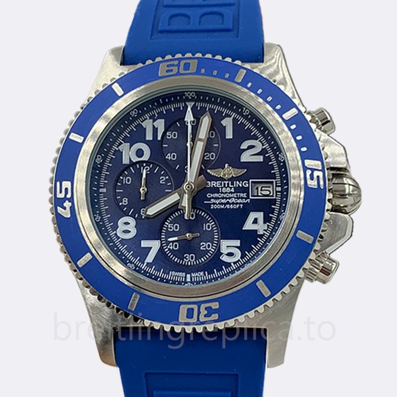 Breitling Superocean A13311 Men's 46mm Quartz Silver-tone