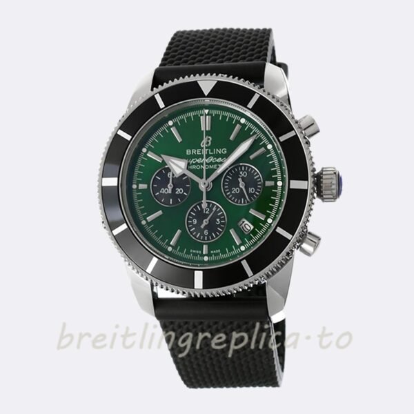 Breitling Superocean AB01621A1L1S1 46mm Men's Green Dial Stainless Steel Quartz
