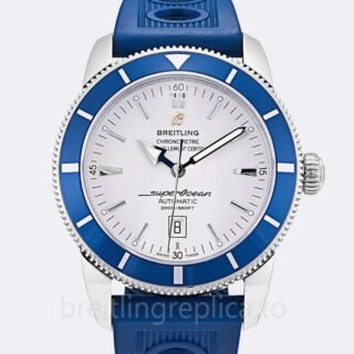 Breitling SuperOcean Heritage A1732016.G642 43mm Men's White Dial Rubber Band