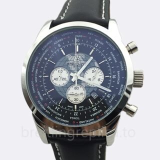 Breitling Transocean AB0510U4.BB62 46mm Men's Black Dial