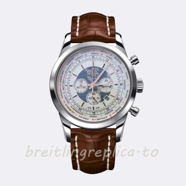 Breitling Transocean Chronograph AB0510U0A732444XA20D.1 46mm Men's Stainless Steel