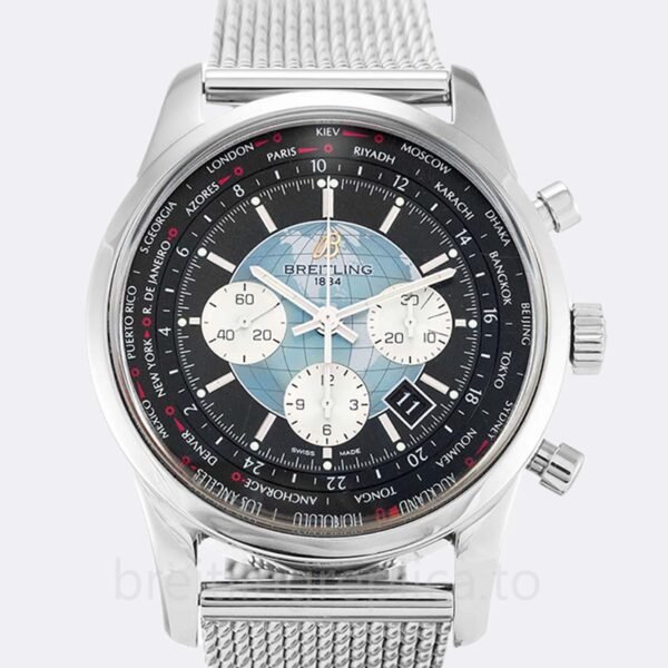 Breitling Transocean Chronograph Men's AB0510U4.BB62 45mm Watch Bracelet