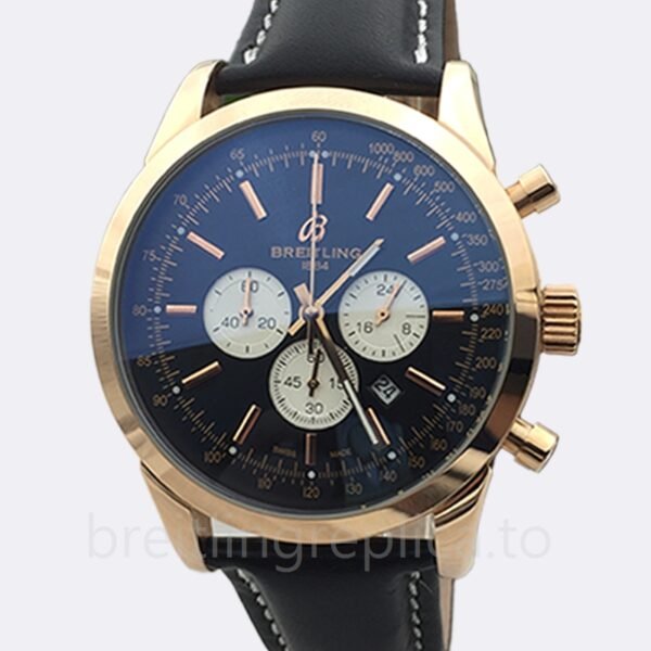 Breitling Transocean RB015212.BF15-001 Men's 46mm Quartz/Automatic Rose Gold-tone