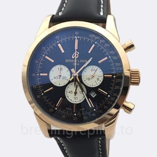 Breitling Transocean RB015212.BF15-001 Men's 46mm Quartz/Automatic Rose Gold-tone