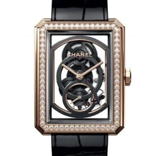 Chanel BOY·FRIEND Skeleton Watch Replica H5255
