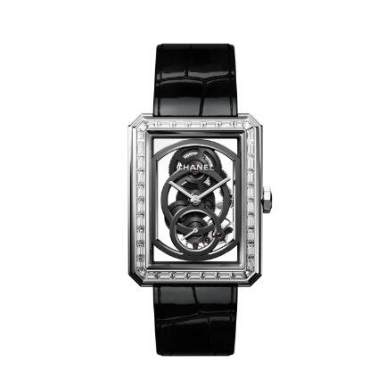 Chanel Boy-friend Skeleton Watch Replica H6433