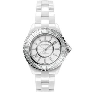 Chanel J12 BAGUETTE DIAMOND BEZEL WATCH CALIBER 12.2 33 MM Replica H7430